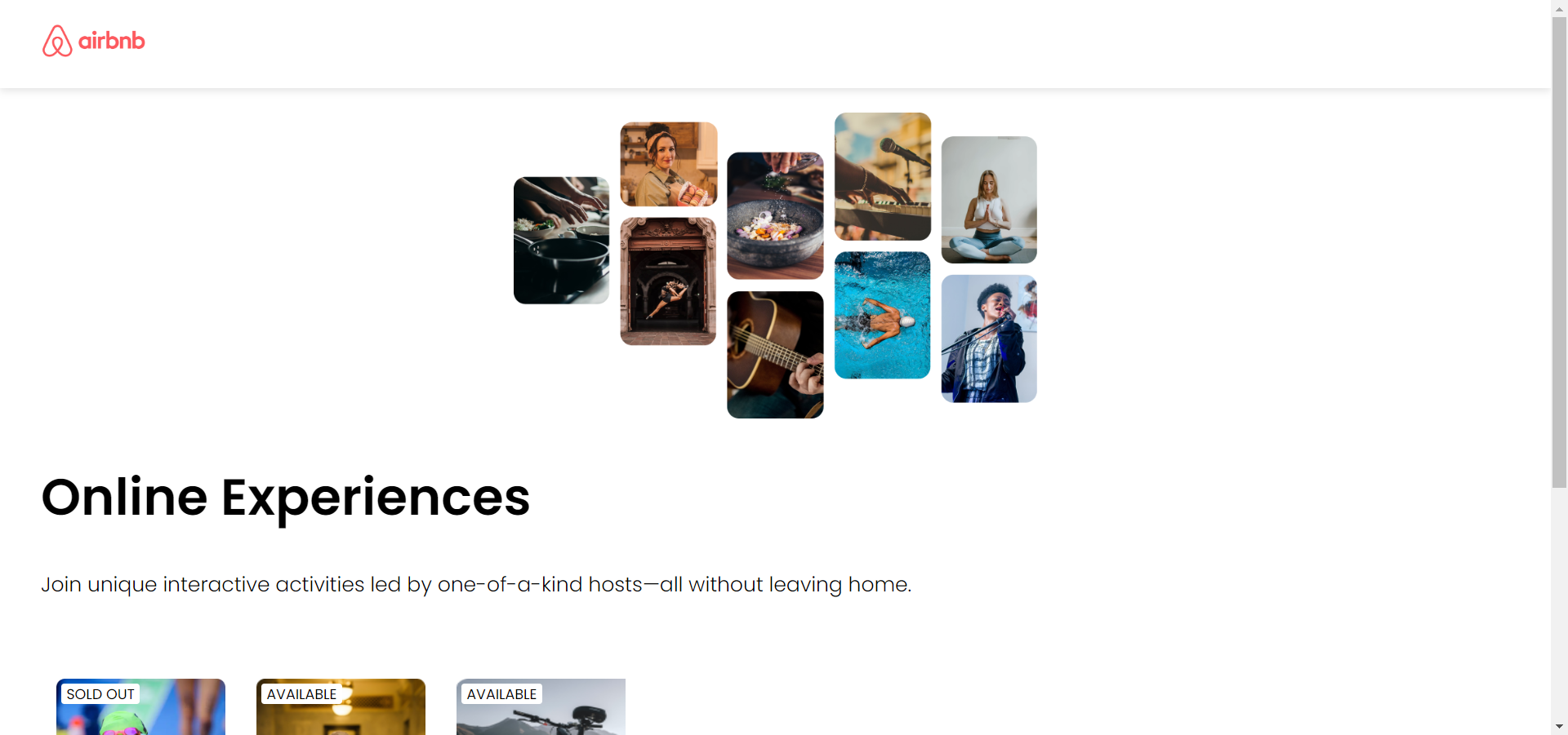 Airbnb Static Page Clone